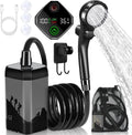 7800/8000Mah Rechargeable Outdoor Shower | Shower Head & LED Temperature Display