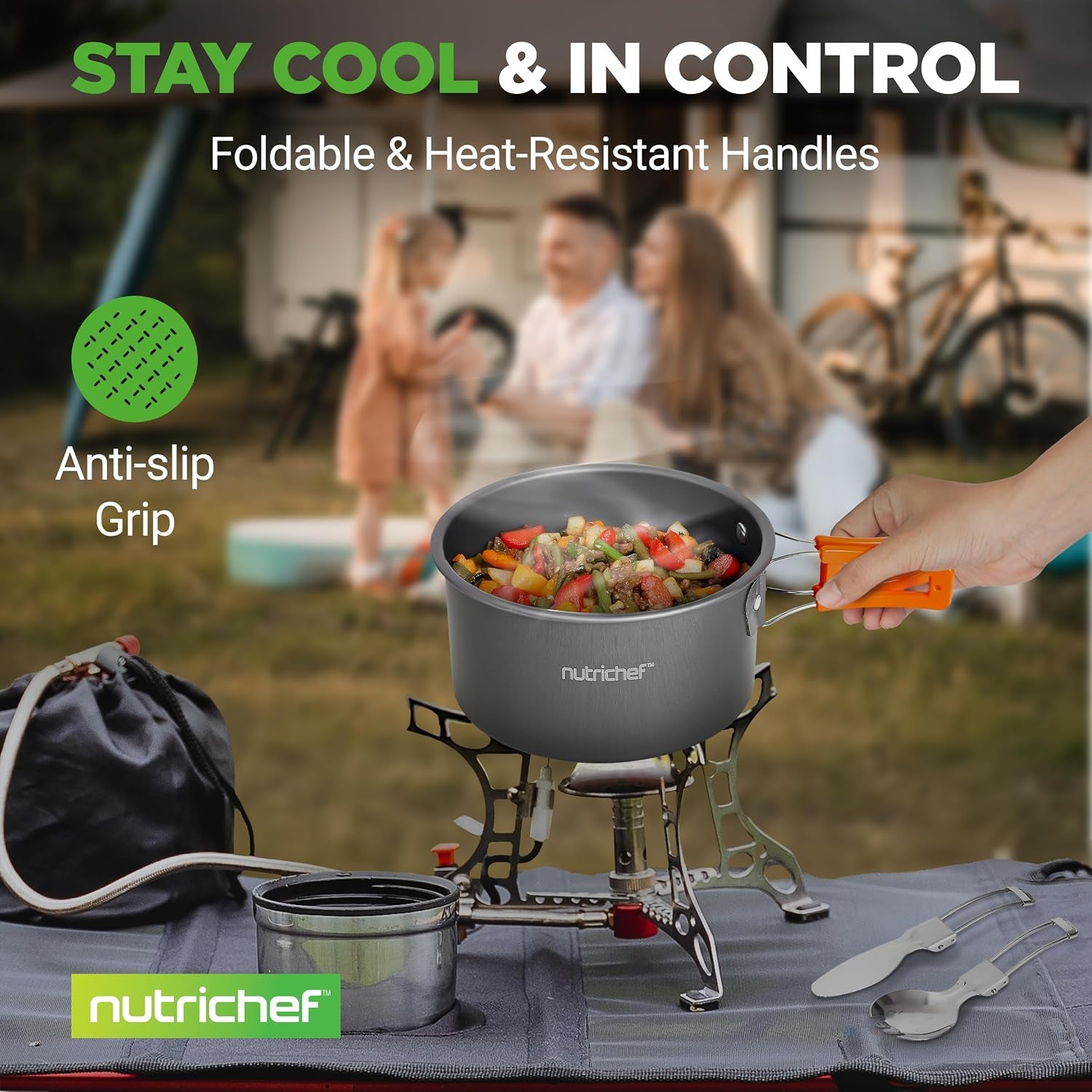 10-in-1 Outdoor Cookware Set | Lightweight & Foldable