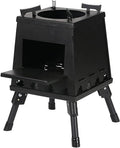 Portable Wood-Burning Camping Stove | Stainless Steel & Windproof