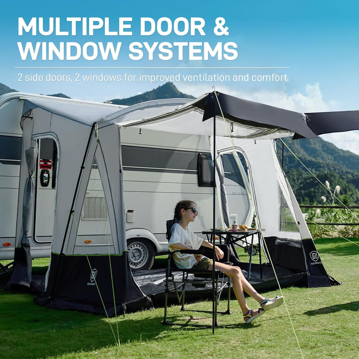 6-Person Instant Cabin Tent | Blackout & Rainproof