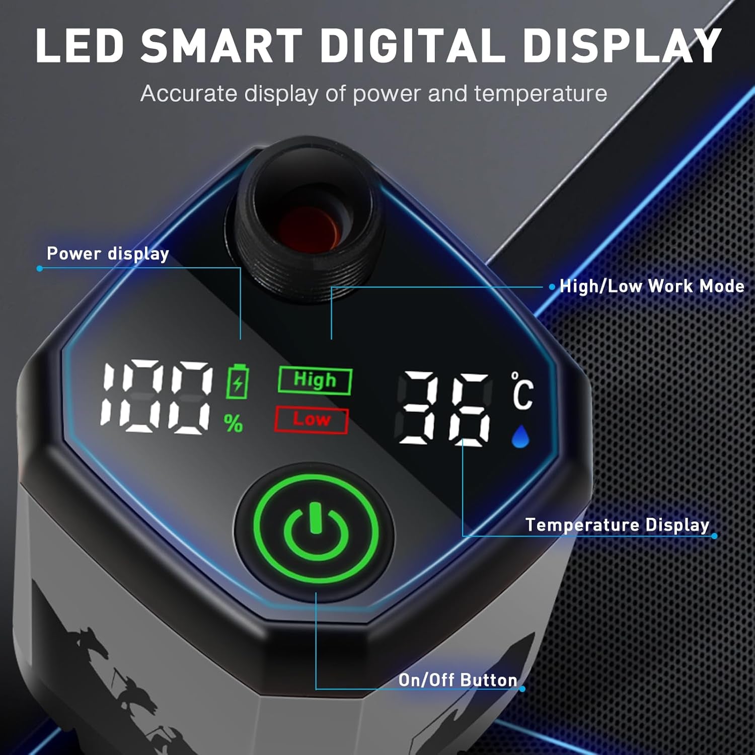 7800/8000Mah Rechargeable Outdoor Shower | Shower Head & LED Temperature Display