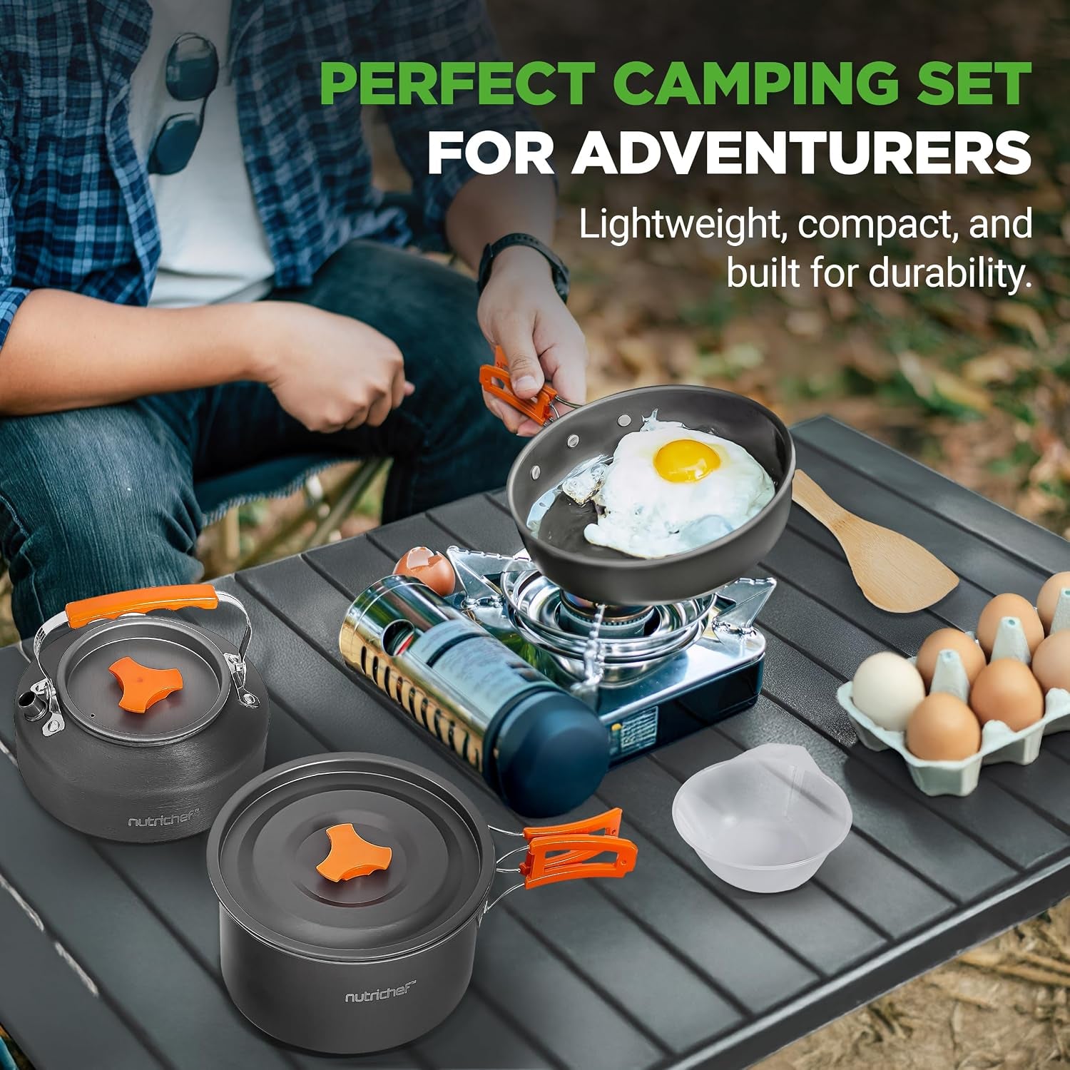 10-in-1 Outdoor Cookware Set | Lightweight & Foldable