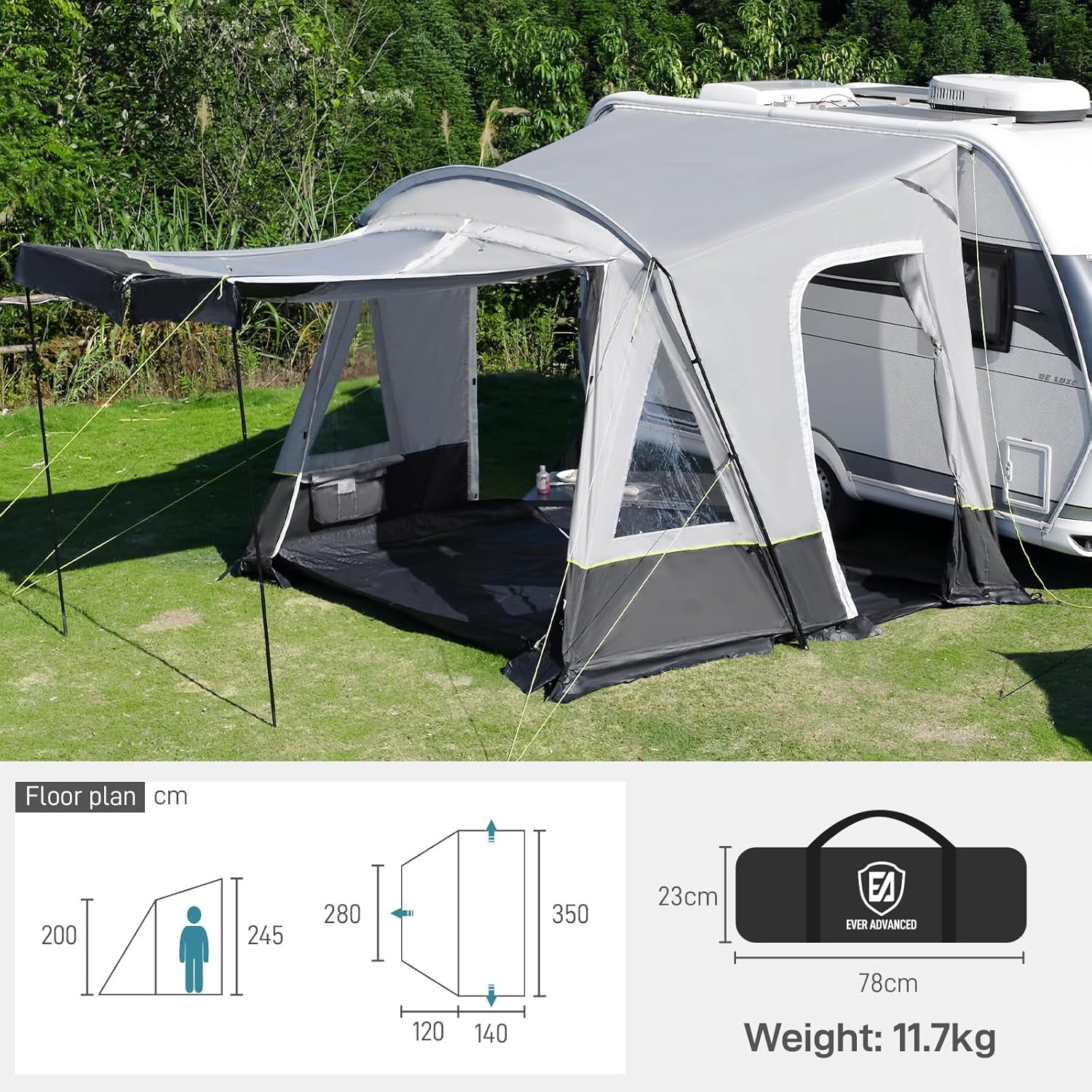 6-Person Instant Cabin Tent | Blackout & Rainproof
