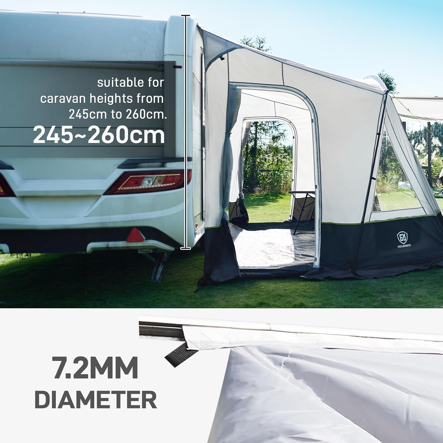 6-Person Instant Cabin Tent | Blackout & Rainproof