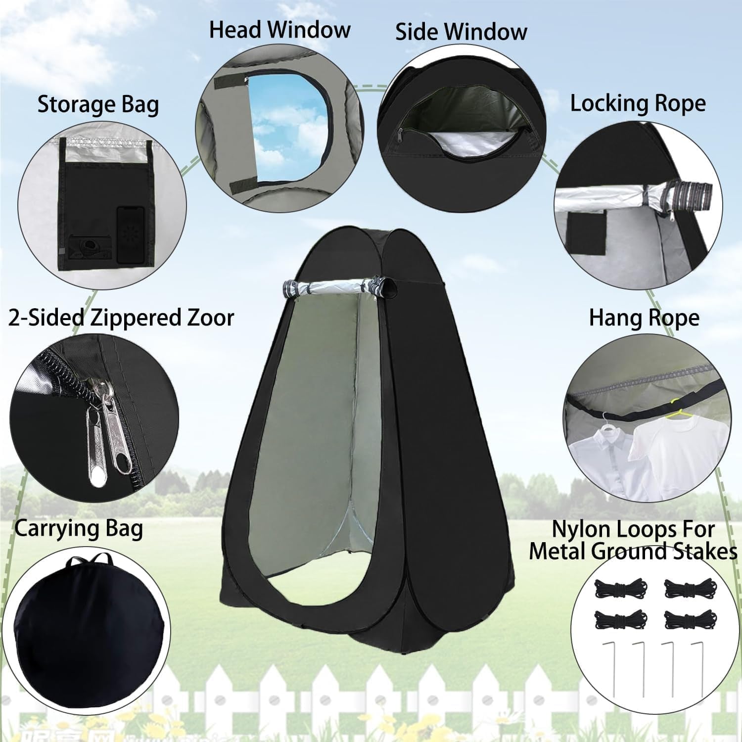  Shower & Changing Tent | Private & Portable