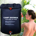 20L Solar Camping Shower Bag | Sun-Heated Water with Hose & Nozzle