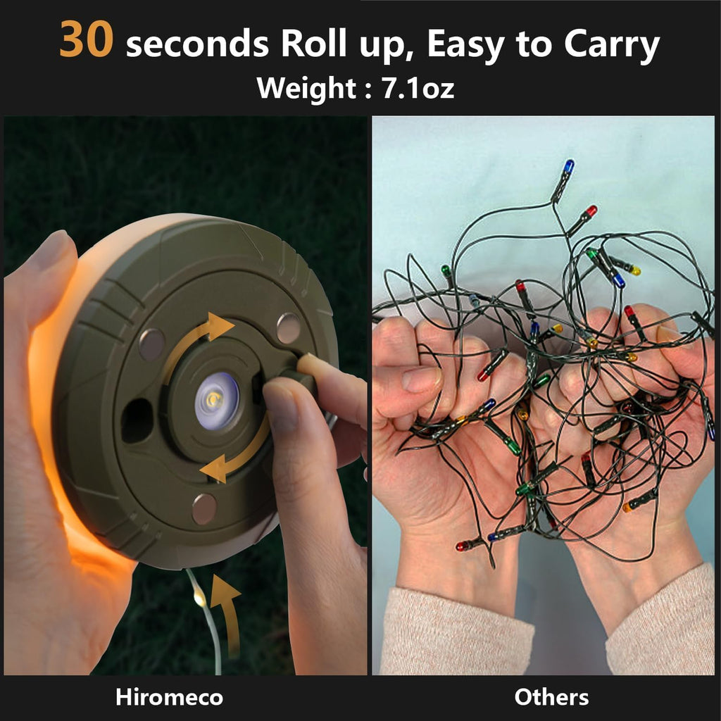 4-in-1 Camping String Lights | 10M RGB, Magnetic & USB Rechargeable