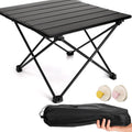 Aluminum Folding Camping Table | 60kg Capacity, Anti-Slip Base & Carry Bag